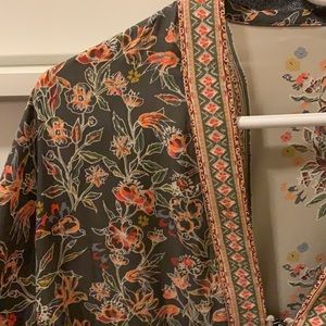 Free People floral duster/robe.
